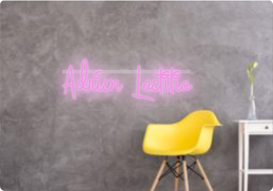 Custom text: Adrien Laetitia